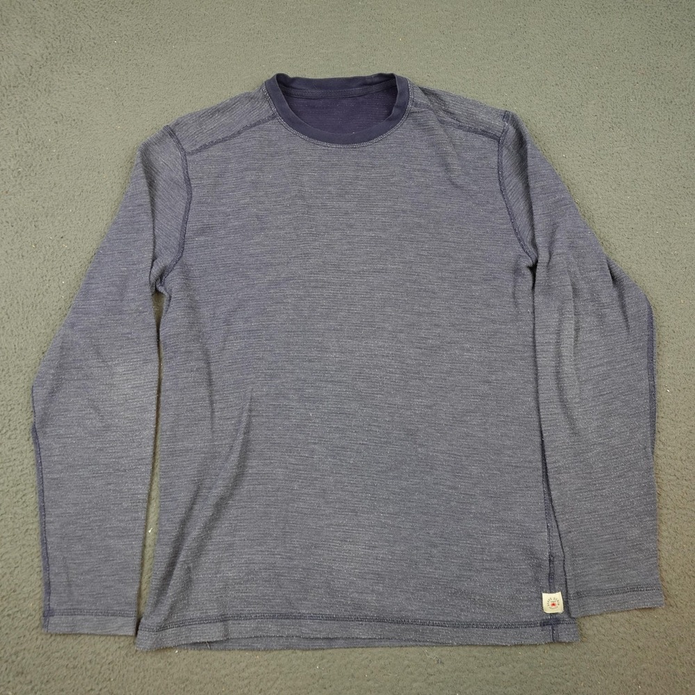 Agave Denim Shirt Mens Small Blue Osler Agave Lux Long Sleeve Crewneck K-1553